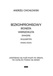 Okładka - Ironista - Andrzej Chichłowski